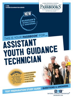 cover image of Assistant Youth Guidance Technician